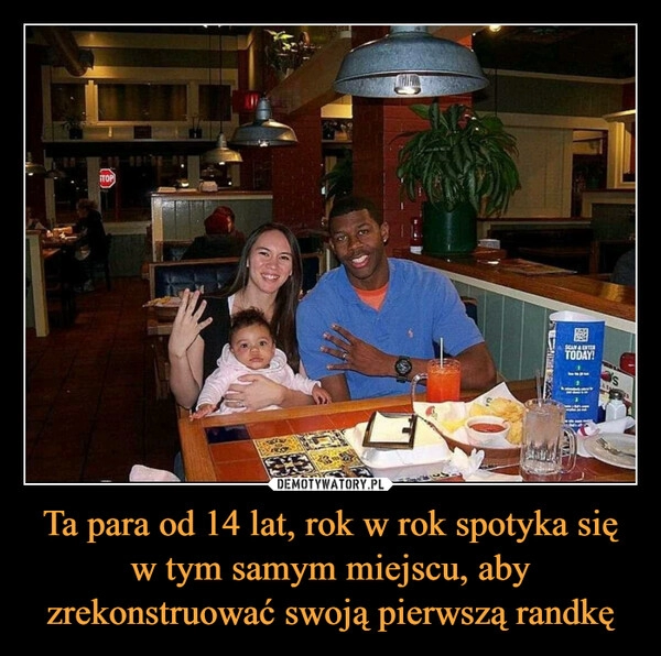 
    Ta para od 14 lat, rok w rok spotyka się w tym samym miejscu, aby zrekonstruować swoją pierwszą randkę 