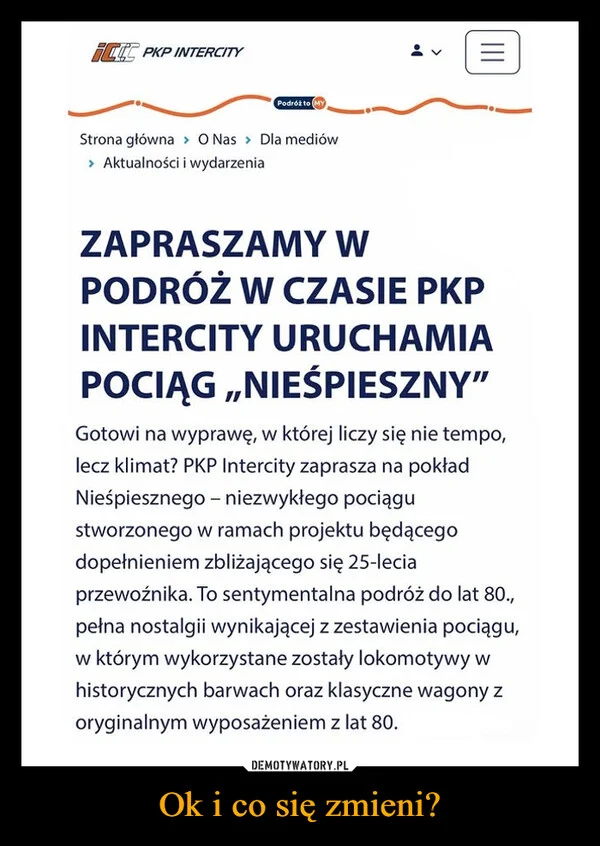 
    Ok i co się zmieni?