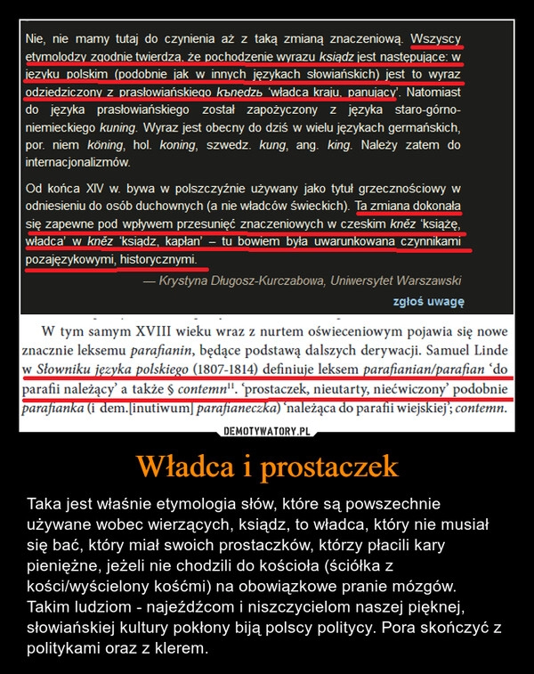 
    Władca i prostaczek