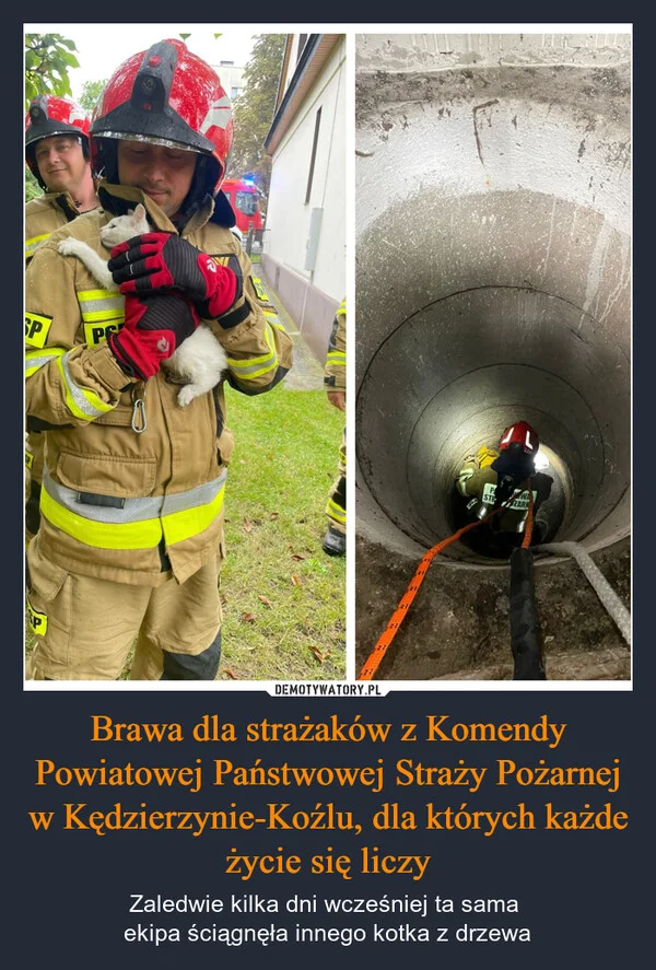 
    Brawa dla strażaków z Komendy Powiatowej Państwowej Straży Pożarnej w Kędzierzynie-Koźlu, dla których każde życie się liczy