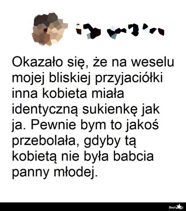 
    Identyczna sukienka 