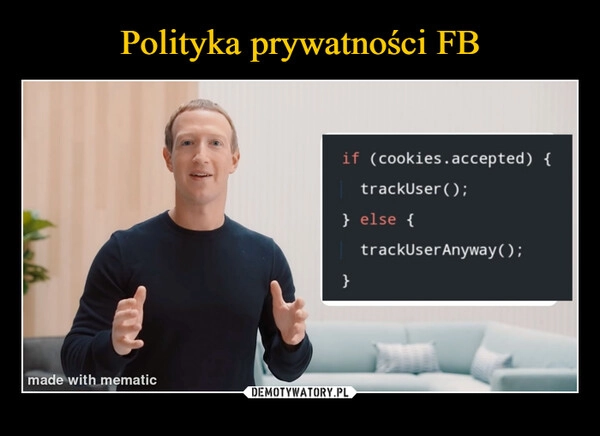 
    Polityka prywatności FB