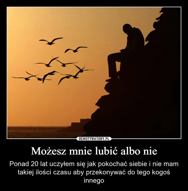 
    Możesz mnie lubić albo nie