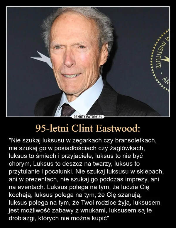 
    95-letni Clint Eastwood: