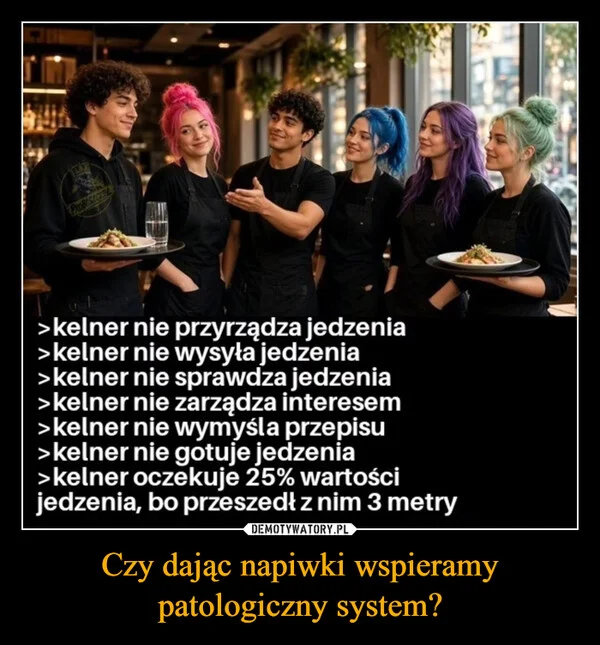 
    Czy dając napiwki wspieramy patologiczny system?