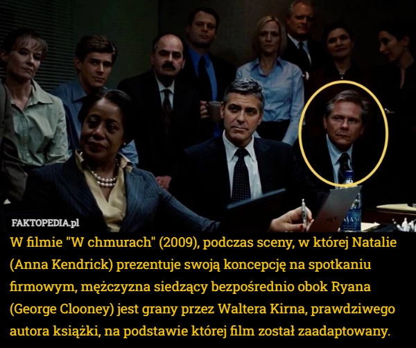 
    W filmie "W chmurach" (2009), podczas sceny, w której Natalie