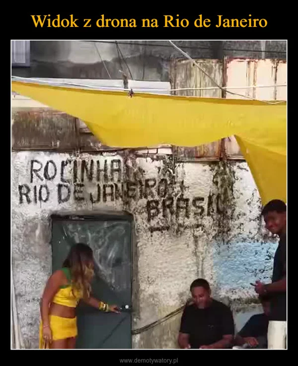 
    Widok z drona na Rio de Janeiro