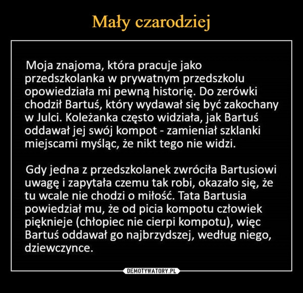 
    Mały czarodziej