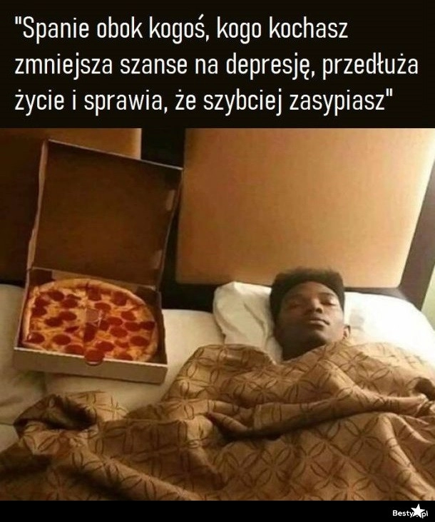 
    Spanie obok miłości życia 