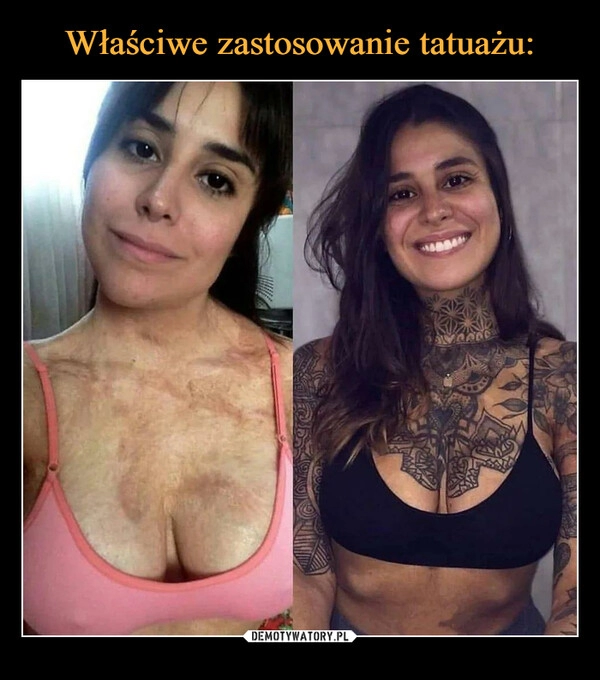 
    Właściwe zastosowanie tatuażu: