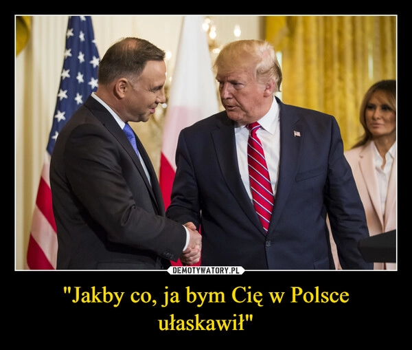 
    "Jakby co, ja bym Cię w Polsce ułaskawił"