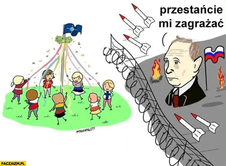 Europejczycy bawią się, putin: przestańcie mi zagrażać rosja
