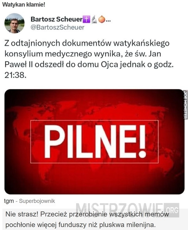 Watykan kłamie!