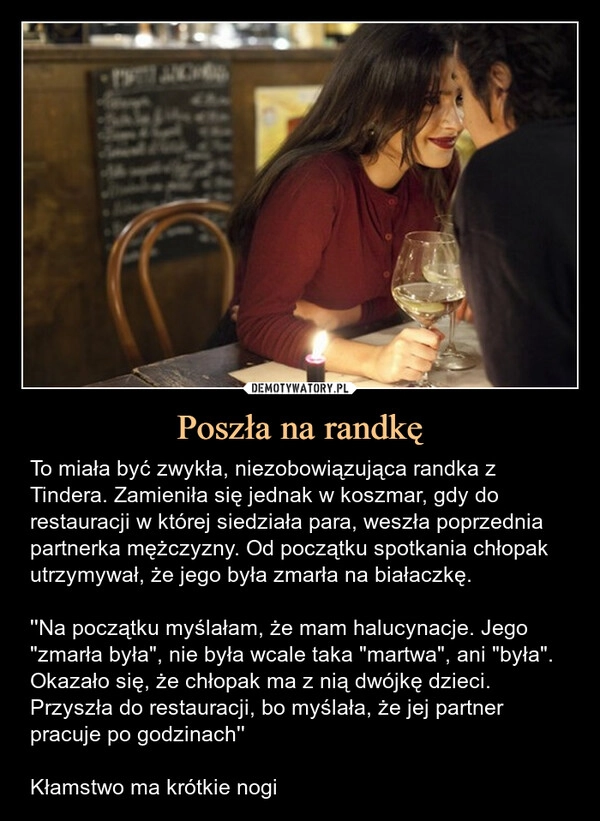 
    Poszła na randkę