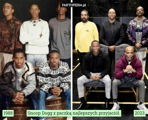 
    Snoop Dogg z paczką najlepszych przyjaciół.