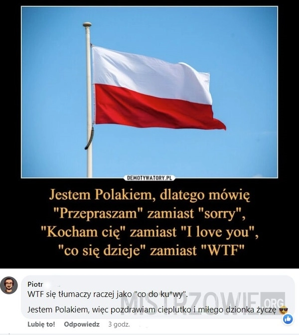 
    Jestem Polakiem