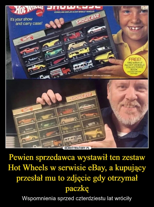 
    Pewien sprzedawca wystawił ten zestaw Hot Wheels w serwisie eBay, a kupujący przesłał mu to zdjęcie gdy otrzymał paczkę