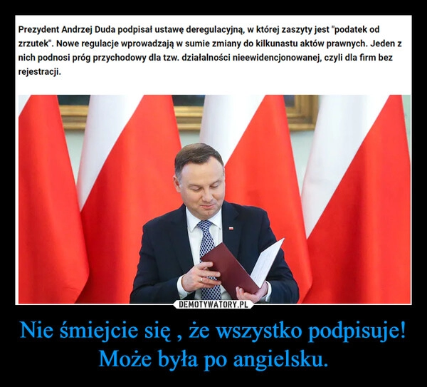 
    Nie śmiejcie się , że wszystko podpisuje! Może była po angielsku.