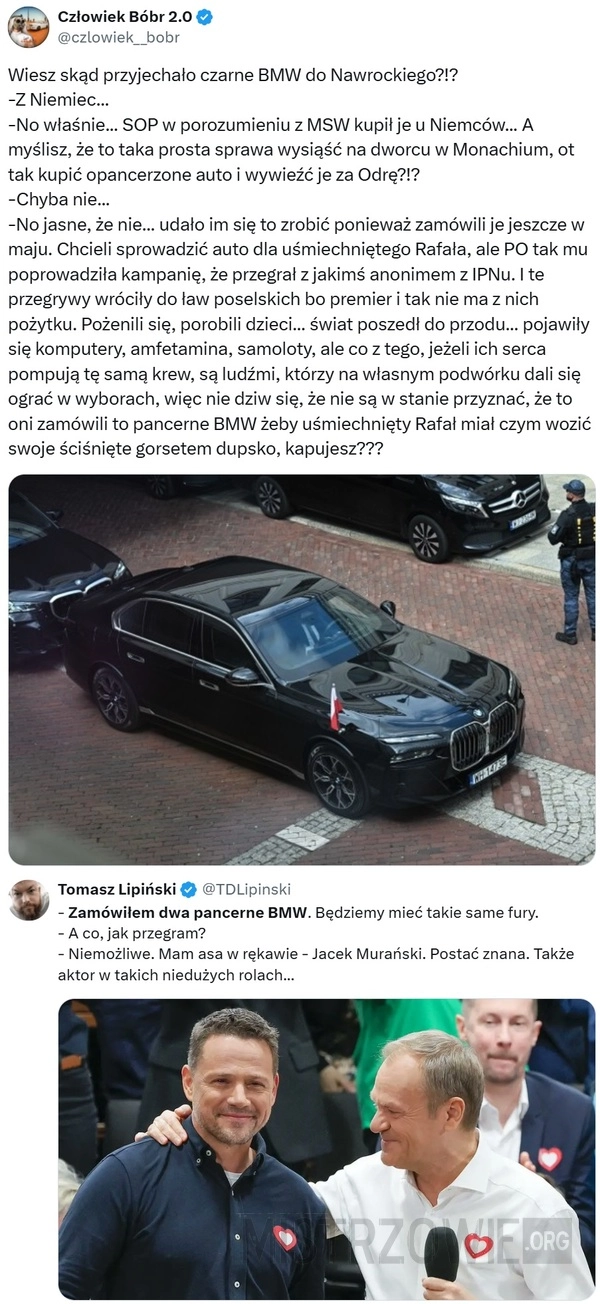 
    Czarne BMW