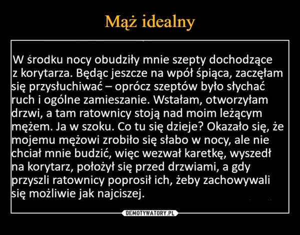 
    Mąż idealny