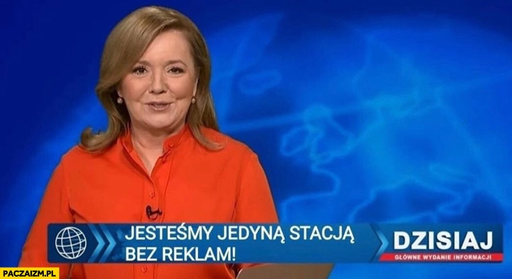 
    TV Republika jesteśmy jedyną stacją bez reklam Holecka