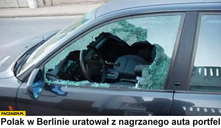 
    Polak w Berlinie uratował z nagrzanego auta portfel