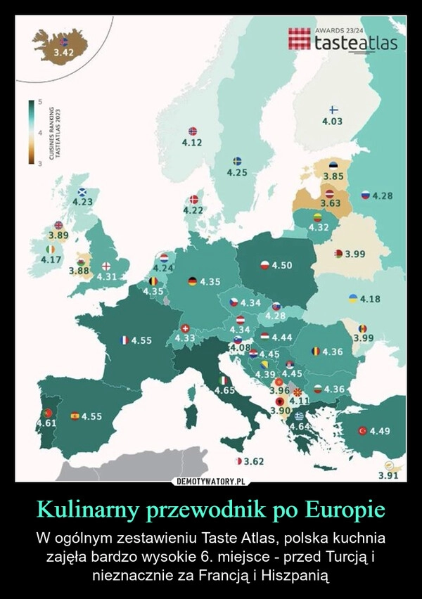 
    Kulinarny przewodnik po Europie