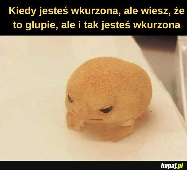 
    Wkurzona. 