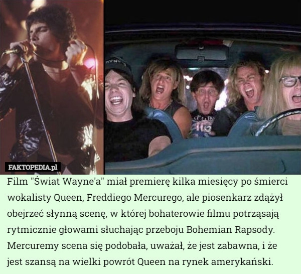 
    Film "Świat Wayne'a" miał premierę kilka miesięcy po śmierci