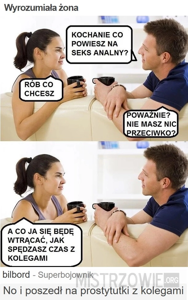 
    Wyrozumiała żona