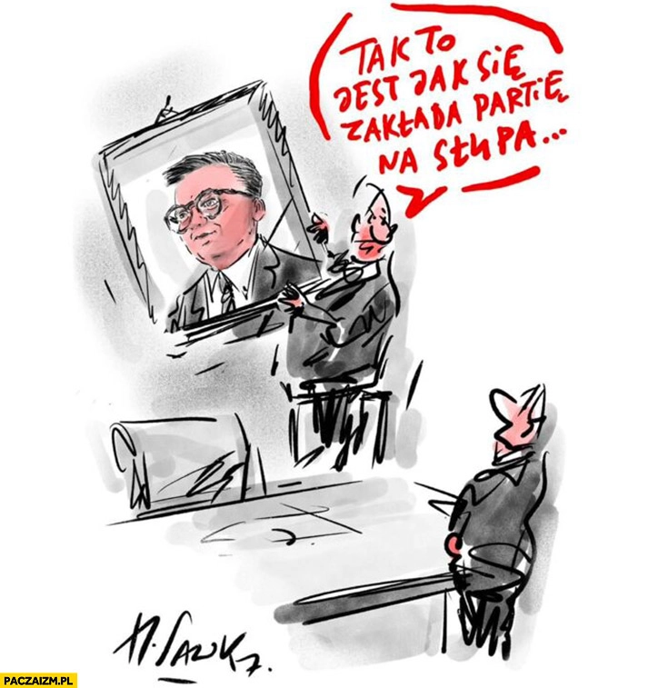 
    Tak to jest jak się zakłada partię na słupa Szymon Hołownia Polska 2050