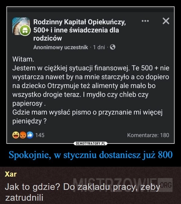 
    Ciężka sytuacja finansowa