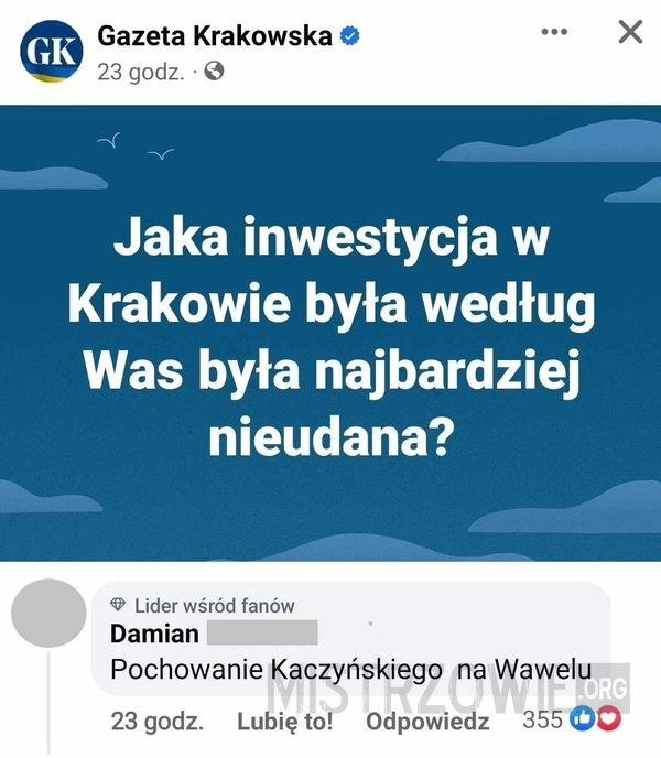 
    Inwestycje w Krakowie