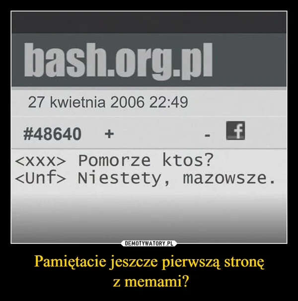 Pamiętacie jeszcze pierwszą stronę z memami?