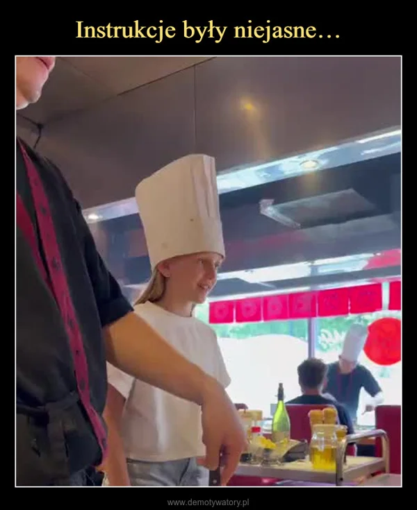 
    Instrukcje były niejasne…