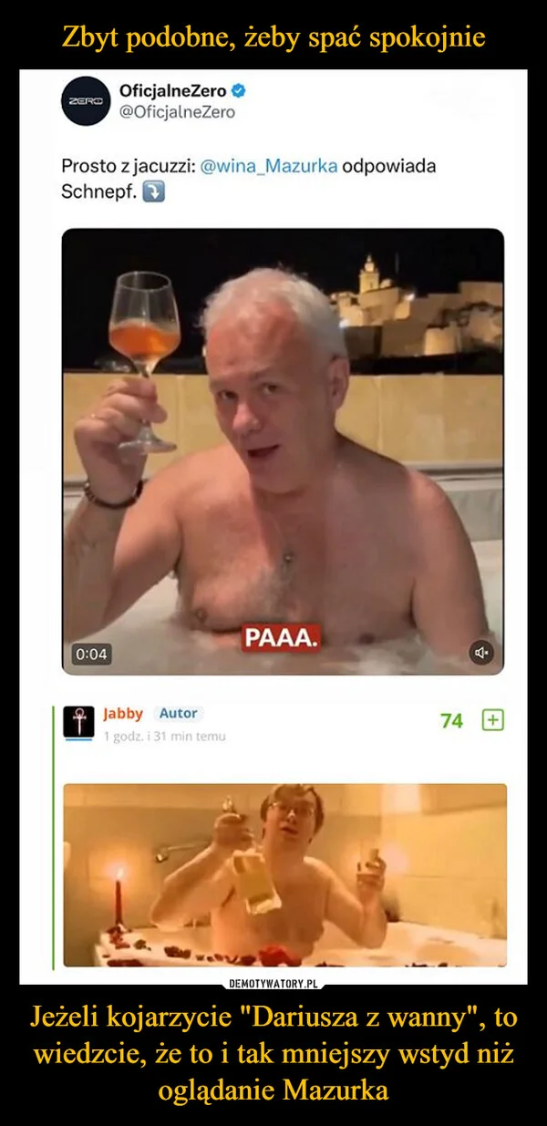 
    Zbyt podobne, żeby spać spokojnie Jeżeli kojarzycie 