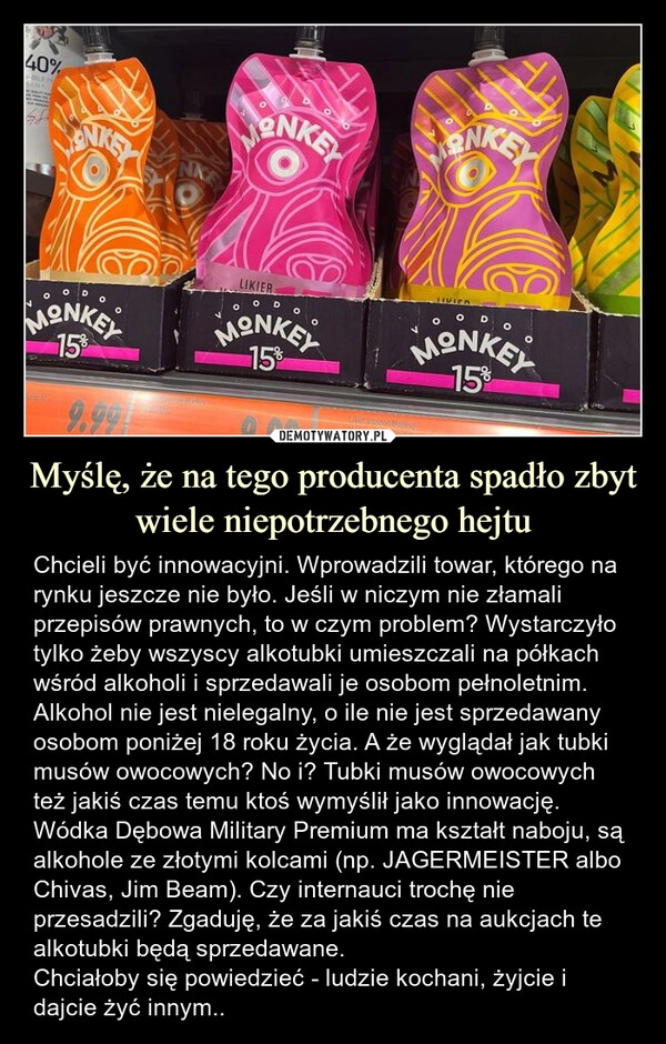 
    Myślę, że na tego producenta spadło zbyt wiele niepotrzebnego hejtu