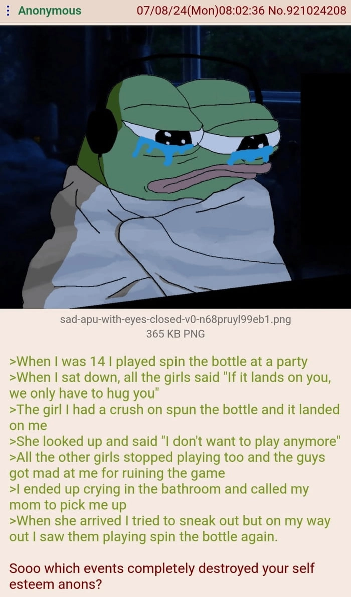 
    Sad anon