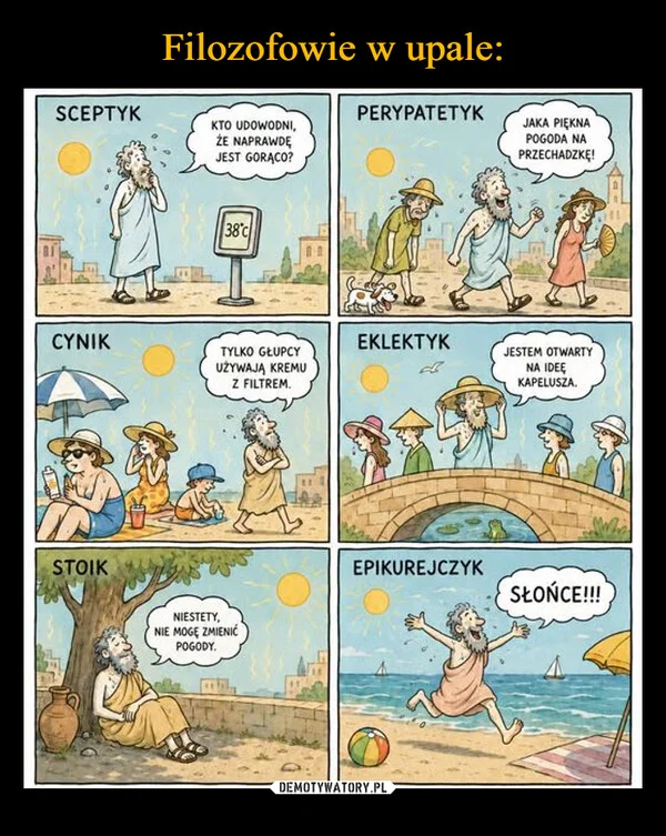 
    Filozofowie w upale: