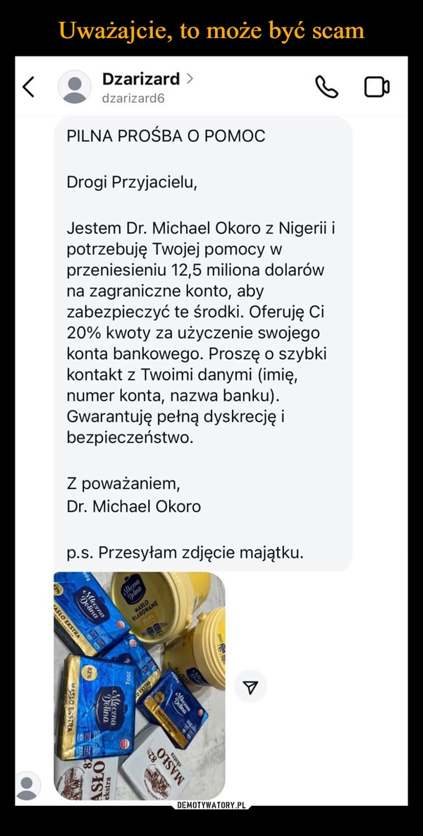 
    Uważajcie, to może być scam