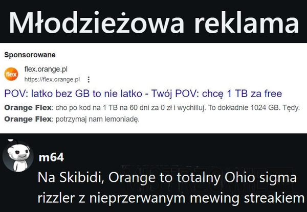 
    Młodzieżowa Reklama Orange