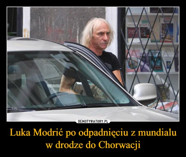 Luka Modrić po odpadnięciu z mundialu w drodze do Chorwacji