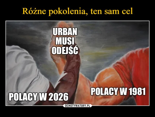
    Różne pokolenia, ten sam cel