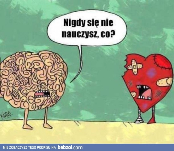 
    Nigdy się nie nauczysz?
