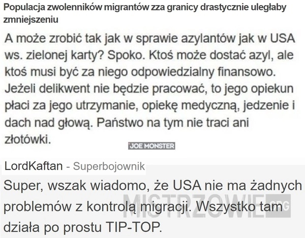 
    Populacja zwolenników...