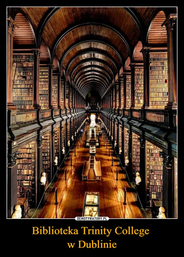 
    Biblioteka Trinity College w Dublinie