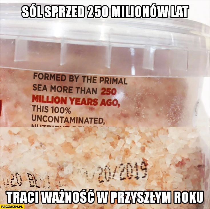 
    Sól sprzed 250 milionów lat traci ważność w przyszłym roku