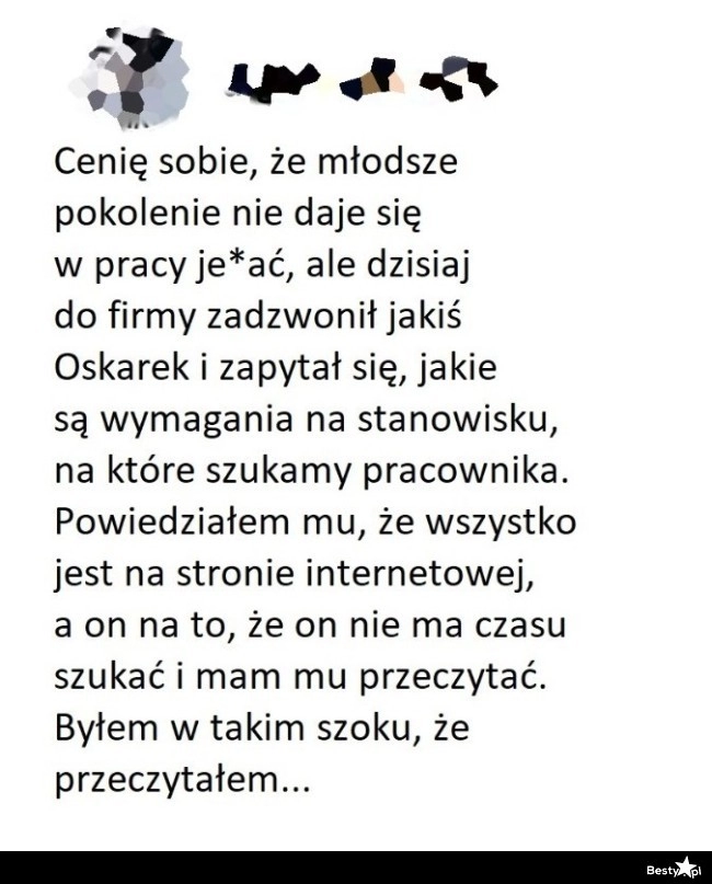 
    Przedstawiciel młodego pokolenia 