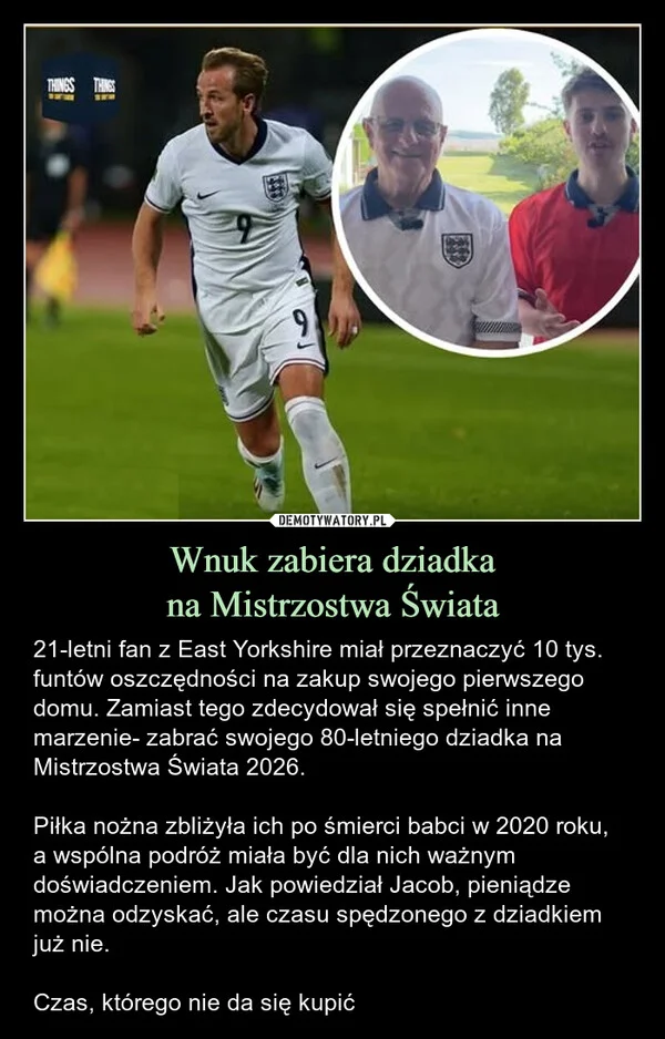 
    Wnuk zabiera dziadka na Mistrzostwa Świata