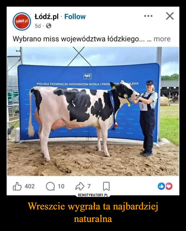 
    Wreszcie wygrała ta najbardziej naturalna